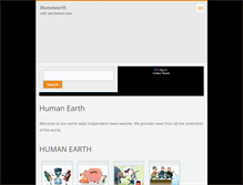 Tablet Screenshot of humanearth.webnode.com