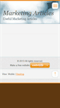 Mobile Screenshot of marketing-articles.webnode.com