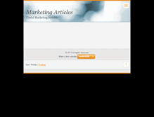 Tablet Screenshot of marketing-articles.webnode.com