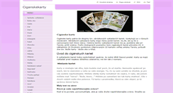 Desktop Screenshot of ciganskekarty.webnode.sk