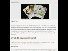 Tablet Screenshot of ciganskekarty.webnode.sk
