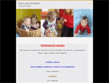 Tablet Screenshot of detskestudiobambino.webnode.cz