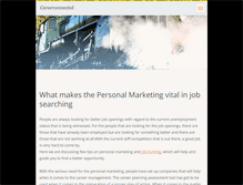 Tablet Screenshot of careerconnected.webnode.com