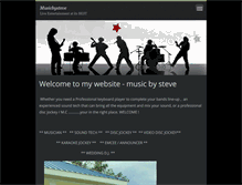 Tablet Screenshot of musicbysteve.webnode.com