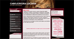 Desktop Screenshot of cabeleireiralucianahair.webnode.com.br