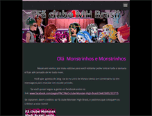 Tablet Screenshot of faclubemonsterhighbrasil.webnode.com.br