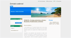 Desktop Screenshot of domatio-webnod.webnode.com