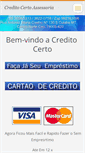 Mobile Screenshot of creditocerto.webnode.com.br