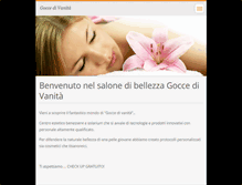 Tablet Screenshot of goccedivanita.webnode.it