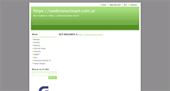 Desktop Screenshot of omikronoverclocking.webnode.es
