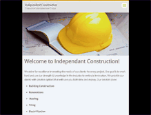 Tablet Screenshot of iconstruction.webnode.com