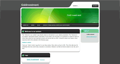 Desktop Screenshot of goldinvestment.webnode.com