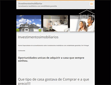 Tablet Screenshot of investimentoseguro.webnode.com