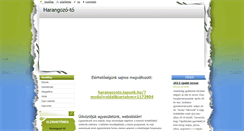Desktop Screenshot of harangozoto.webnode.hu