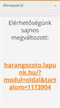 Mobile Screenshot of harangozoto.webnode.hu