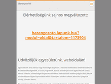 Tablet Screenshot of harangozoto.webnode.hu