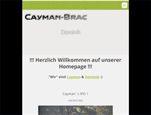 Tablet Screenshot of cayman-brac.webnode.com