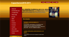 Desktop Screenshot of capacitacion2010-2011.webnode.es