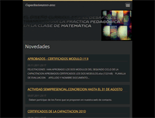 Tablet Screenshot of capacitacion2010-2011.webnode.es