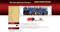 Desktop Screenshot of orionbela.webnode.sk