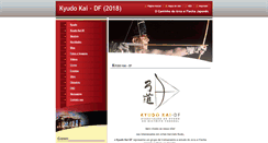Desktop Screenshot of kyudokai-df.webnode.com.br