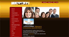 Desktop Screenshot of integratedindiainfotech.webnode.com