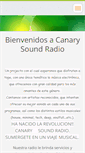 Mobile Screenshot of canarysound.webnode.es