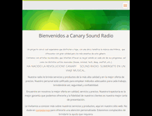 Tablet Screenshot of canarysound.webnode.es