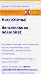 Mobile Screenshot of harekrishnacaruaru.webnode.com.br