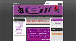 Desktop Screenshot of musarte.webnode.com.ar