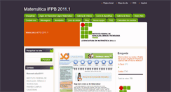 Desktop Screenshot of matematicaifpb20111.webnode.com.br