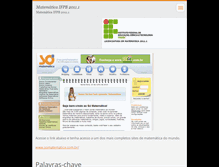 Tablet Screenshot of matematicaifpb20111.webnode.com.br