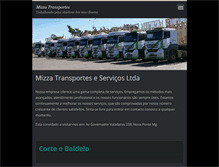 Tablet Screenshot of mizzatransporte.webnode.com.br