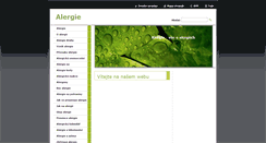 Desktop Screenshot of alergiena.webnode.cz