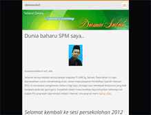 Tablet Screenshot of damaisubuh.webnode.com