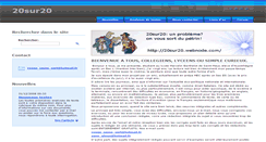 Desktop Screenshot of 20sur20.webnode.com