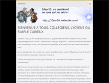 Tablet Screenshot of 20sur20.webnode.com
