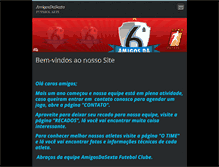 Tablet Screenshot of amigosdasexta.webnode.pt