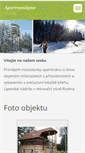 Mobile Screenshot of apartmanlipno.webnode.cz