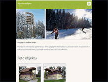 Tablet Screenshot of apartmanlipno.webnode.cz