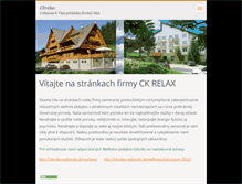 Tablet Screenshot of ckrelax.webnode.sk