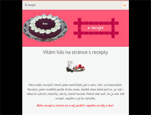 Tablet Screenshot of e-recept.webnode.cz
