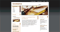 Desktop Screenshot of carodejnica.webnode.sk