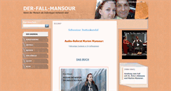 Desktop Screenshot of der-fall-mansour.webnode.com