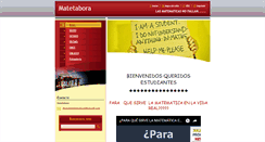 Desktop Screenshot of matetabora.webnode.es