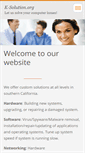 Mobile Screenshot of k-solution.webnode.com
