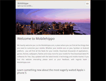 Tablet Screenshot of mobilehippo.webnode.com