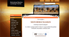 Desktop Screenshot of medvebergi.webnode.hu