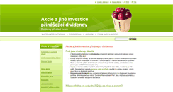 Desktop Screenshot of dividendoveakcie.webnode.cz