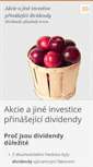 Mobile Screenshot of dividendoveakcie.webnode.cz